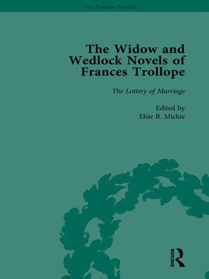 cover image of The Widow and Wedlock Novels of Frances Trollope Vol 4